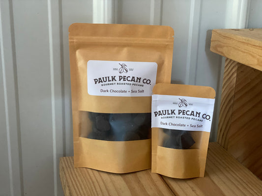 Dark Chocolate + Sea Salt Pecans